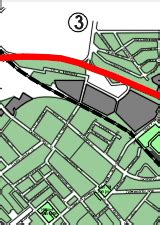 Mapa Rimavskej Soboty s vyznačenými lokalitami predávaných nehnuteľností