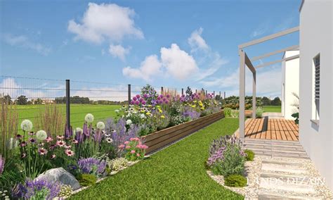 Ilustračná fotografia záhrady s rôznymi rastlinami