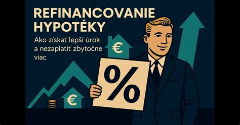 infografika so šípkami zobrazujúca proces refinancovania hypotéky