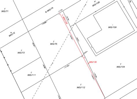Detail pečiatky katastrálneho úradu na geometrickom pláne