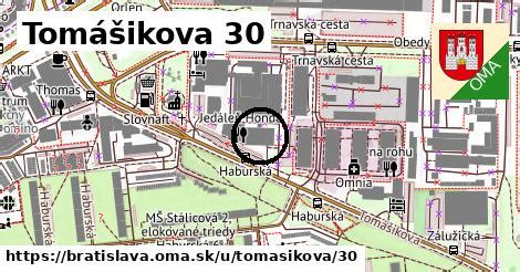 Ulica Tomášikova Bratislava