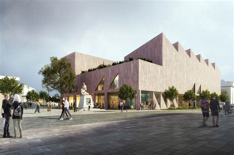 Architektonický návrh víťazného kultúrneho domu v Malackách