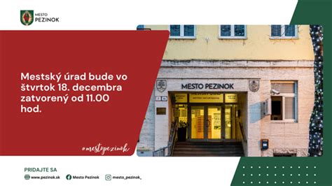 Mestský úrad Pezinok