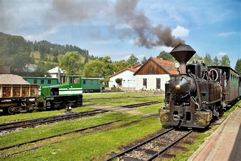 Čiernohronská železnica in Slovakia