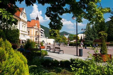 Relaxačné prostredie kúpeľov Trenčianske Teplice