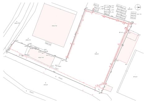 Ilustrácia susedských vzťahov a hraníc pozemkov