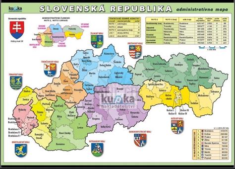 Mapa Slovenska s vyznačenými Košicami a Šuranmi.
