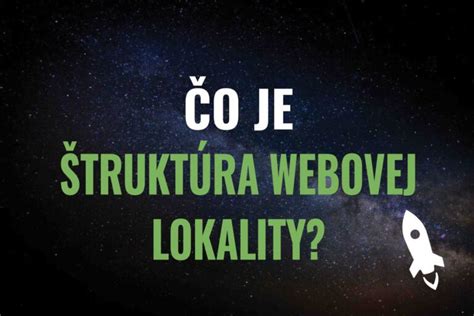 Štruktúra webovej stránky realitného portálu