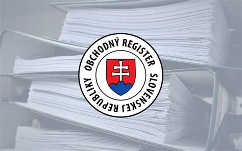 Budova s napisom Obchodny register