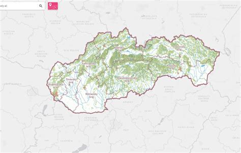 Mapa katastra nehnuteľností Slovenskej republiky