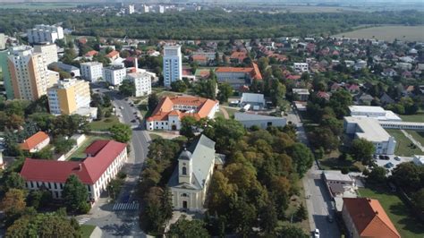 Mapa mesta Šaľa