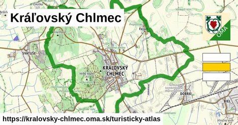 Mapa regiónu Kráľovský Chlmec s vyznačenými okolitými mestami