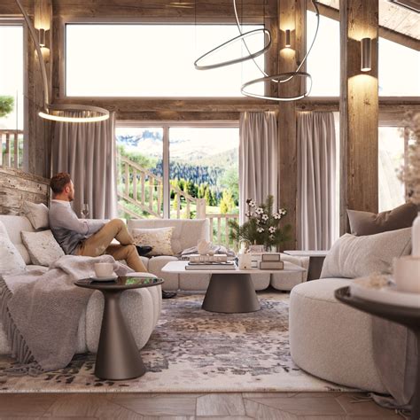 Vizualizácia moderného interiéru