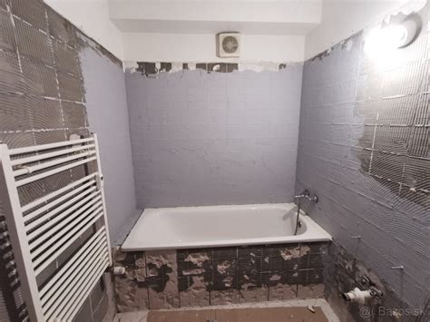 Náčrt postupu rekonštrukcie kúpeľne