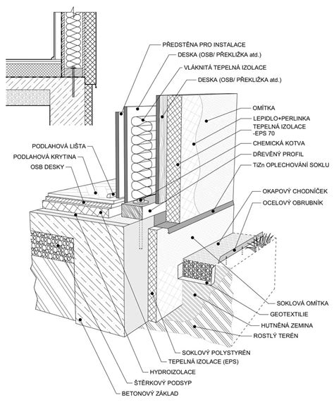 Detail fasády zrekonštruovaného rodinného domu