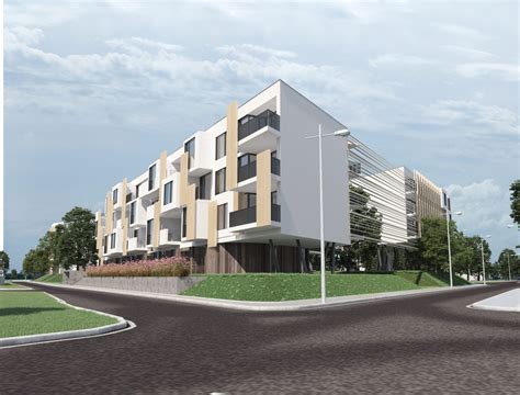 Ulica Ambroseho v Bratislave s bytovými domami