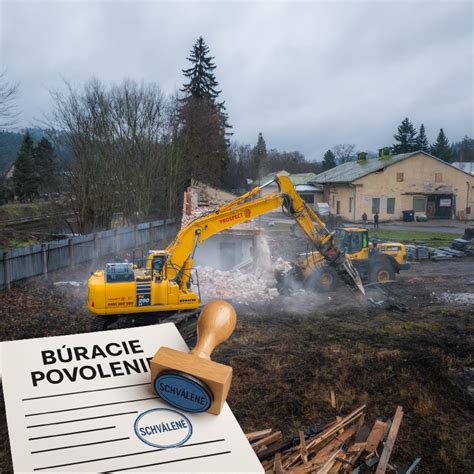 Schéma procesu získavania povolenia na odstránenie stavby.