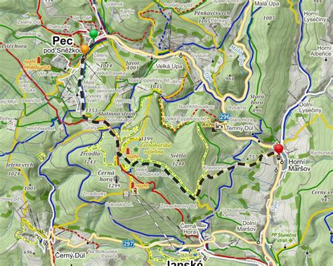 Turistická trasa v okolí Spišského hradu