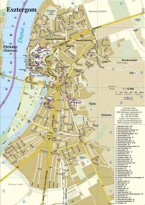 Mapa Štúrova a okolia