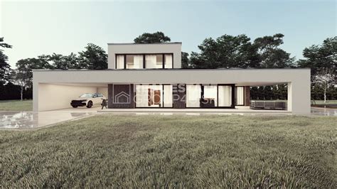 Moderný rodinný dom s upraveným pozemkom a výhľadom