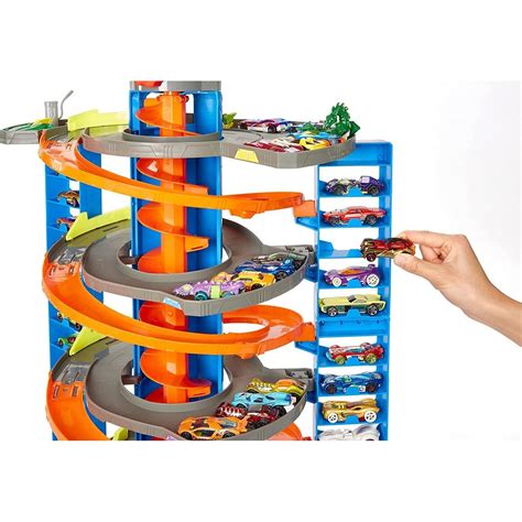 Hot Wheels City Vylepšená Mega Garáž