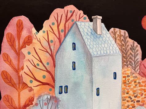 Ilustrácia znázorňujúca dom s prenájomnými značkami