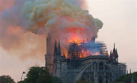Parížska katedrála Notre-Dame v plameňoch