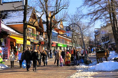 Ulica Krupówki v Zakopane