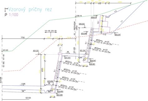 Priečny rez valbovou strechou