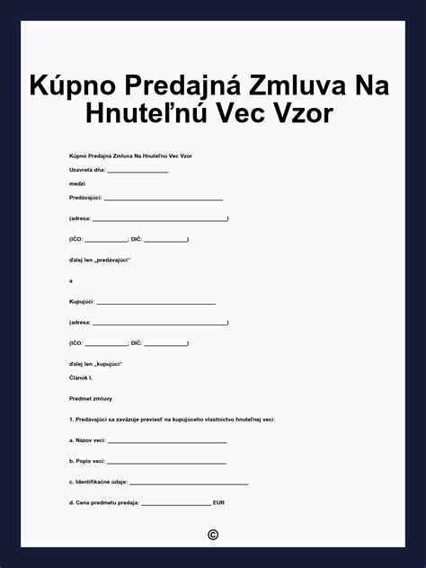 Ilustračná fotografia predajnej zmluvy