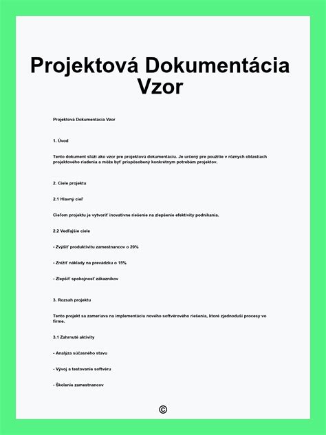 projektová dokumentácia stavby