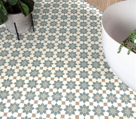 Linoleum s dekorom okruhliakov
