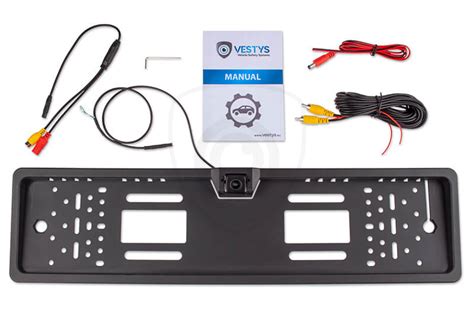 Cúvacia kamera integrovaná v držiaku ŠPZ