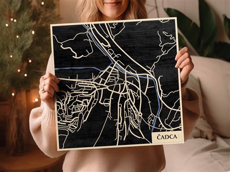 Mapa mesta Čadca s vyznačenými lokalitami