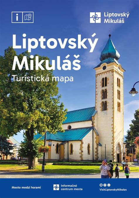 Mapa Liptovského regiónu s vyznačenými atrakciami