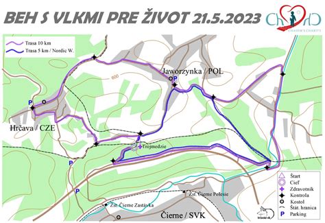 Mapa obce Čierne pri Čadci a jej okolie