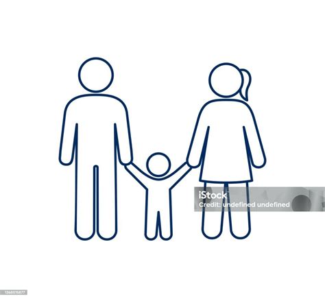 symbol rodiny s dieťaťom