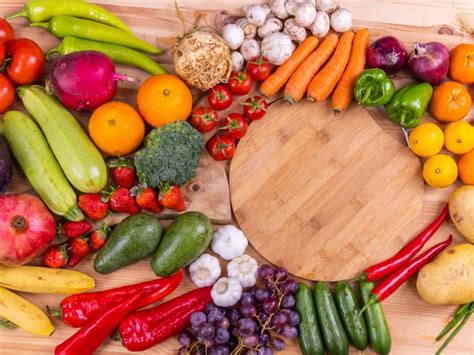 obrázok rôznych druhov ovocia a zeleniny