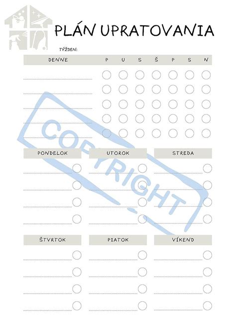 Ilustrácia upratovania bytu