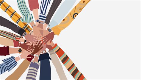Ilustrácia znázorňujúca skupinu ľudí a jednotlivca spolupracujúcich na budovaní spoločnosti