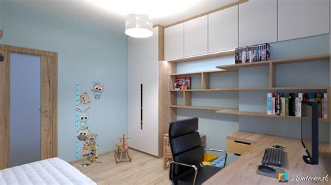 Detská izba s hračkami a posteľou