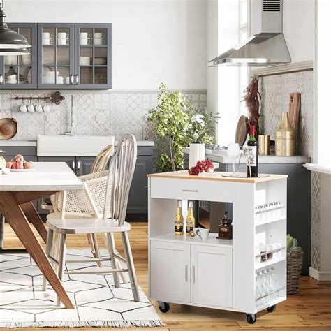 Kuchynský ostrovček na kolieskach