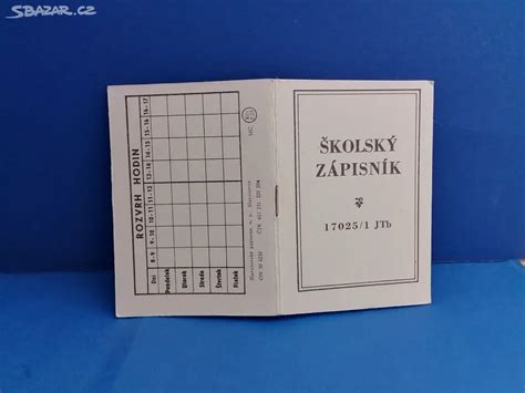 Školský zápisník s hodnoteniami