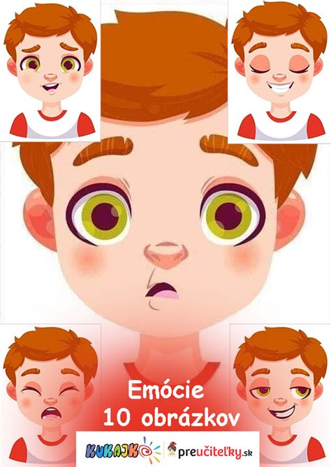 Ilustrácia rôznych emócií