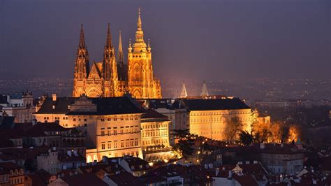 Pražský hrad z vtáčej perspektívy