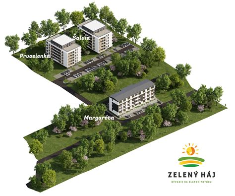 Vizualizácia projektu Zelený háj