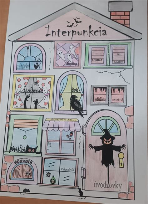 Ilustrácia rôznych interpunkčných znamienok