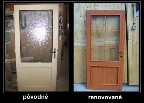 Renovácia drevených dverí