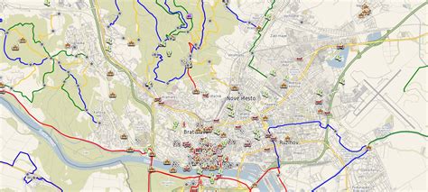 Mapa mestskej časti Rača s vyznačenou ulicou Pekná cesta