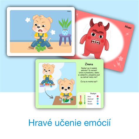 Ilustrácia znázorňujúca rôzne emócie a ich zvládanie